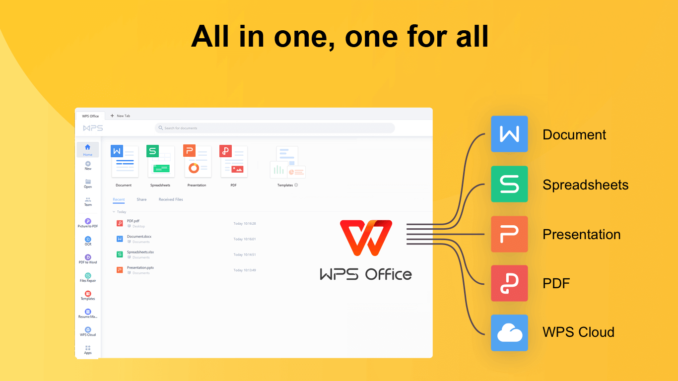 WPS Office四端全平台Windows Mac iOS Android同步展示
